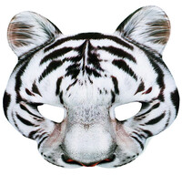 Dětská maska bílý tygr
