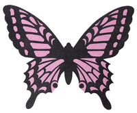 Motýlí křídla, růžová