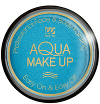 Světle modrý aqua make-up 15g