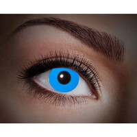 Certifikované měsíční barevné kontaktní čočky nedioptrické UV Flash Blue 84089041.u75