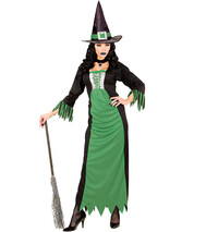 Dámský kostým čarodějnice, zelený