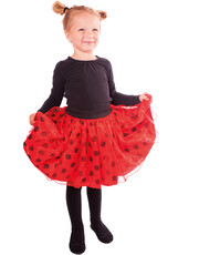 Dětský kostým tutu sukně beruška s puntíky (3-10 let)