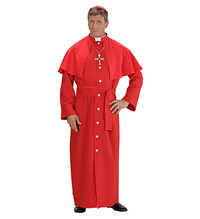 Pánský kostým kardinál, červený