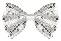 Stříbrný motýlek s glittry