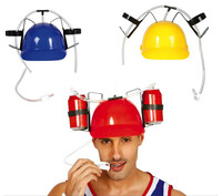 Helma s držákem na plechovky