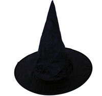 Klobouk čarodějnice/Halloween černý pro dospělé