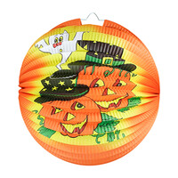 Lampion Halloween - veselé dýně 25 cm