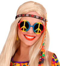 Barevné hippie brýle