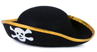 Dětský klobouk pirát s lebkou