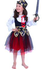 Dětský kostým pirátka s šátkem (4-6 let) e-obal