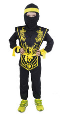 Dětský kostým žlutý ninja
