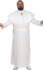 Pánský bílý kostým papež XL