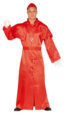 Pánský kostým kardinál s čapkou