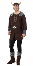 Pánský kostým Viking, hnědý