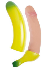 Banán na mačkání s "překvapením" (rozlučka se svobodou)
