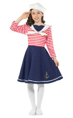 Dívčí kostým námořnice s čepičkou