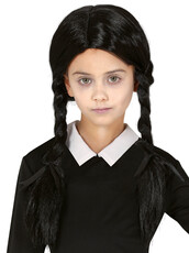 Dětská paruka Wednesday Addams