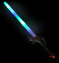 Světelný meč s dinosaurem
