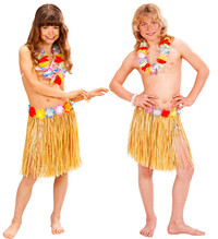 Dětská havajská sukně, 40 cm