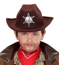 Dětský kovbojský klobouk s hvězdou