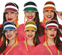 Kšiltovka proti slunci z 80. let, různé barvy