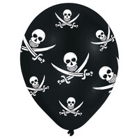 Balónky Piráti 6 ks, 27,5 cm