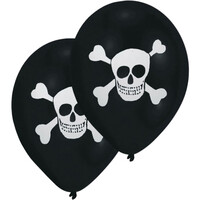 Balónky s pirátským motivem 8 ks, 25,4 cm