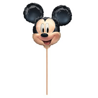 Mini balónek Mickey Mouse nafouknutý, 25 cm x 20 cm