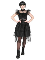 Dámské šaty Wednesday Addams, černé