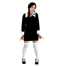 Dívčí kostým Wednesday Addams s pavoukem