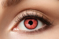 Certifikované týdenní barevné kontaktní čočky nedioptrické, červená 84095241.W19