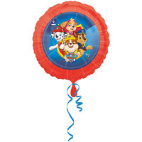Fóliový balónek Tlapková patrola, červený (43 cm)