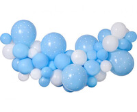 Balónková girlanda modrá (3m, 65 balónků)