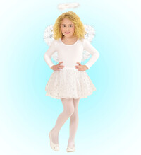 Dívčí andělská sada (tutu sukně, křídla, svatozář)