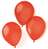 Sada 10ks červených latexových balónků (průměr 20cm)