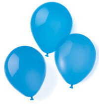 Sada 10ks modrých latexových balónků (průměr 20cm)