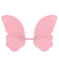 Motýlí křídla, růžová (víla), 85 x 50 cm