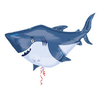 Fóliový balónek žralok (101 cm x 81 cm)