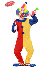 Dětský kostým klaun - Pro věk 5-7 let (rozbalené)