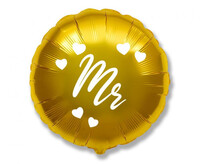 Fóliový balónek Mr., zlatý (48 cm)