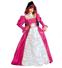 Dívčí kostým růžová šlechtična