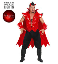 Pánský kostým ďábel (čert) se svítící vestou