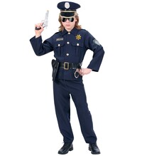 Chlapecký kostým policisty, tmavě modrý