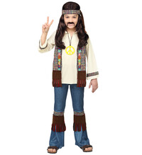 Dětský hippie kostým s náhrdelníkem