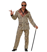 Pánský kostým,oblek s leopardím vzorem