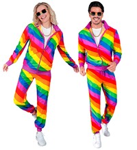 Unisex duhová šusťákovka z 80. let