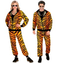 Unisex tygrovaná šusťákovka z 80. a 90. let