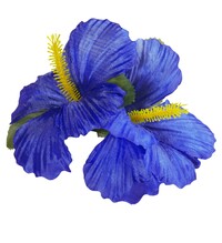 Hawaiska sponka do vlasů,modrý ibišek