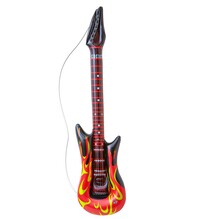 Nafukovací kytara s plameny, 105 cm