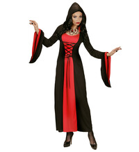 Dámský kostým gotická vampírka, černo-červený